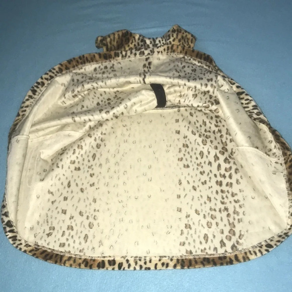 THE CHILDREN’S PLACE tank dress faux furry leopard print vintage NEW size 4T - Picture 6 of 10